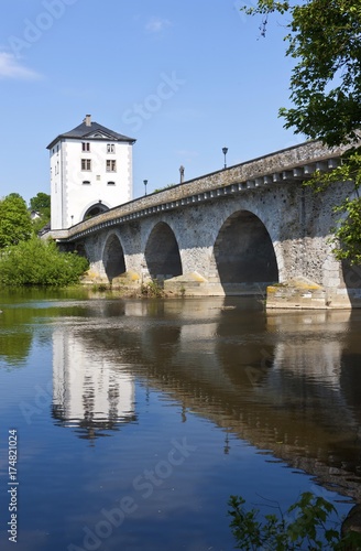 Lahn Bridge, Limburg, Hesse, Germany, Europe © imageBROKER