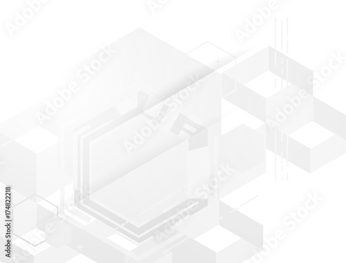 Gray Silver abstract vector background