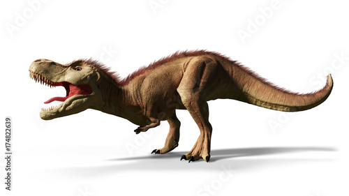 Tyrannosaurus rex, T-rex dinosaur from the Jurassic period © dottedyeti