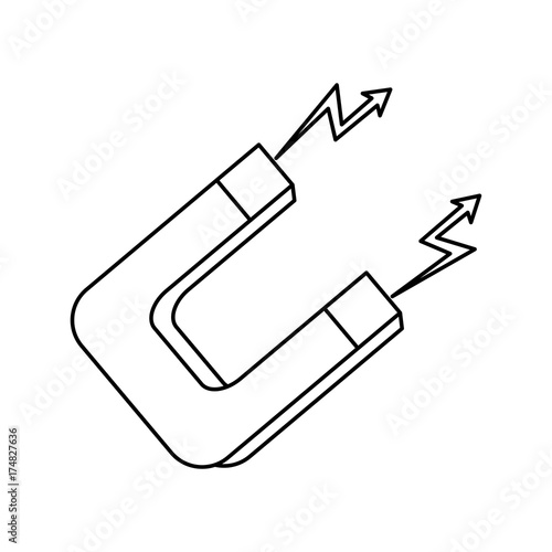 magnet  vector illustration