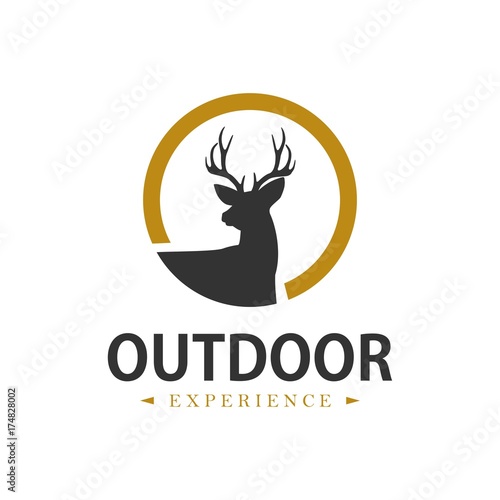 Adventure and outdoor logo design template