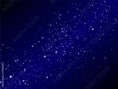 Milky way, vector illustration