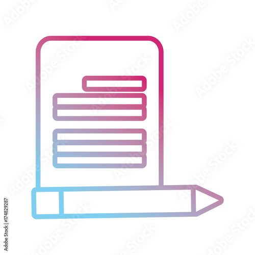paper page and pencil icon