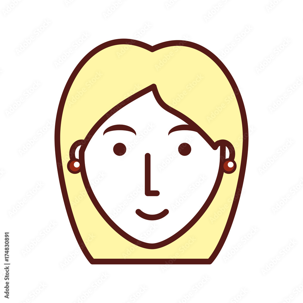Obraz premium cartoon woman icon