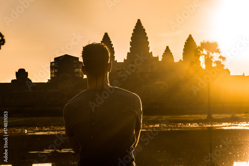 Angkor wat Siem reap Camboya photo