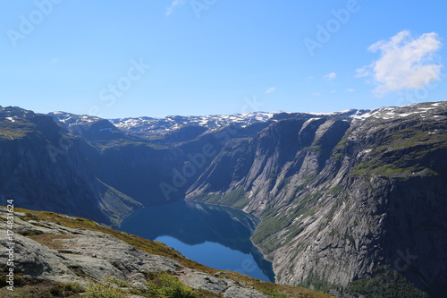 The way to Trolltunga, Norway