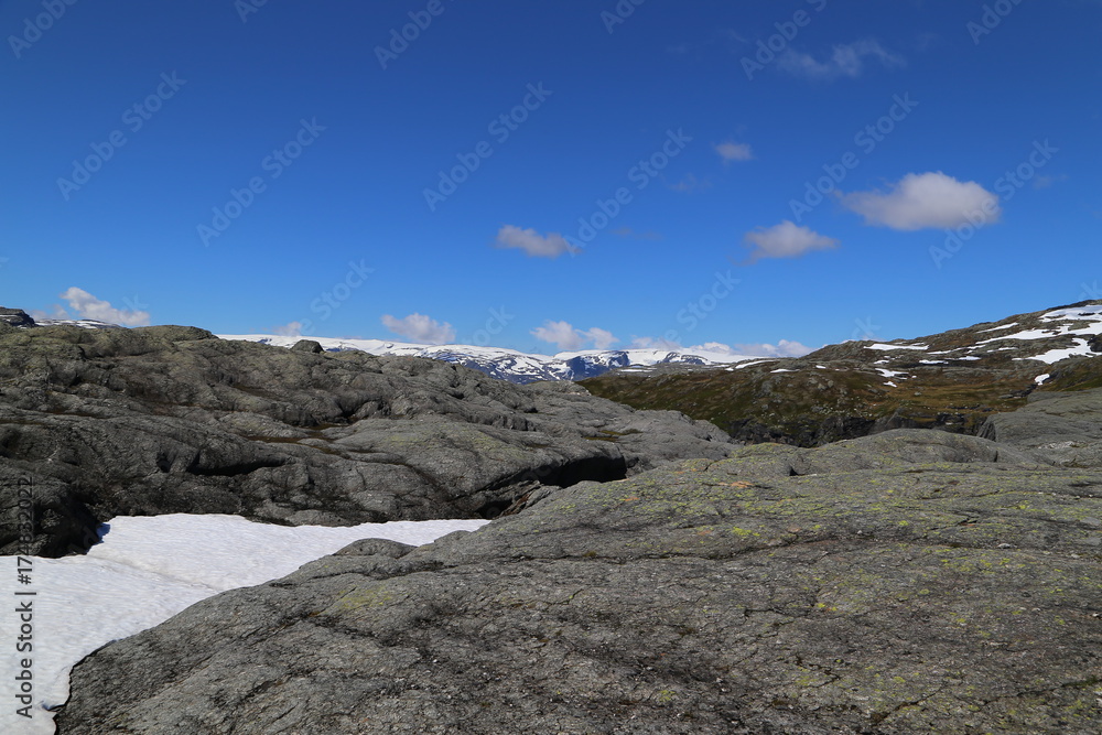 The way to Trolltunga, Norway 