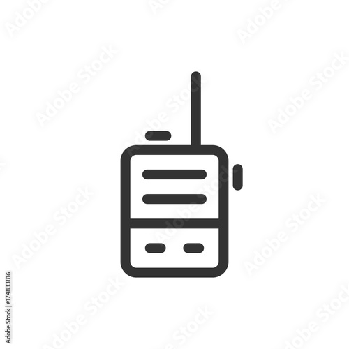 Communication Line -Walkie-Talkie Icon