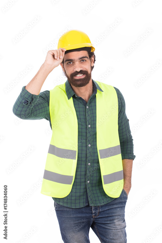 Smiling engineer Smiling engineer