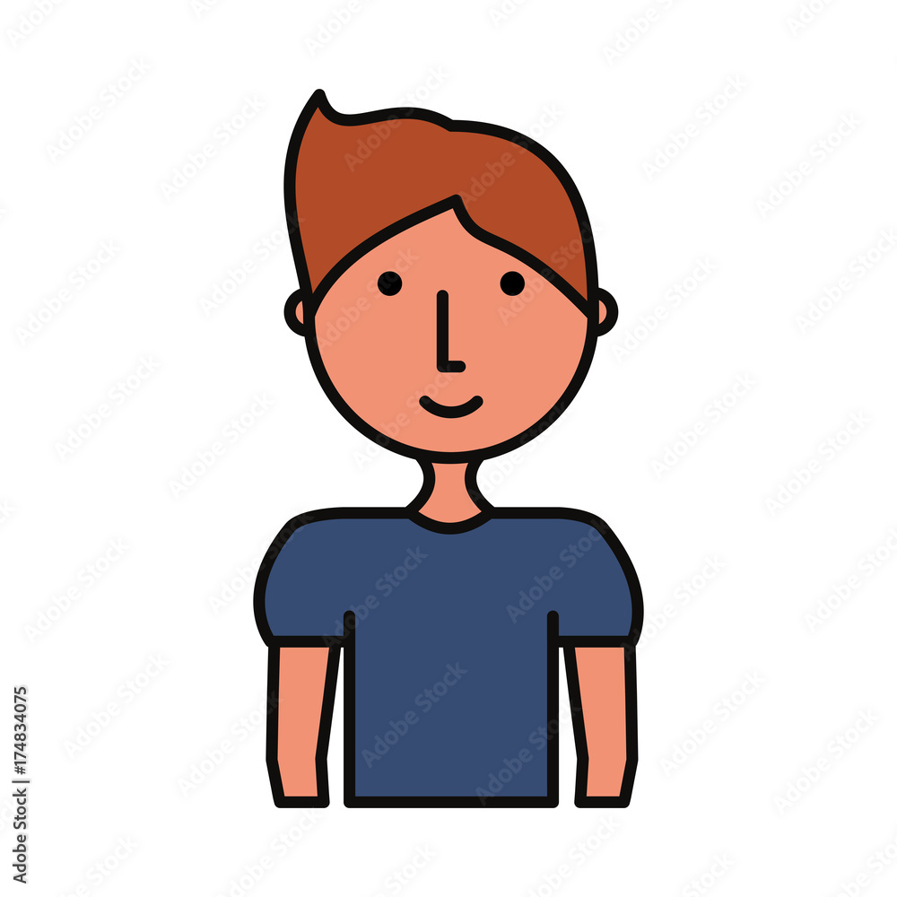 cartoon man icon