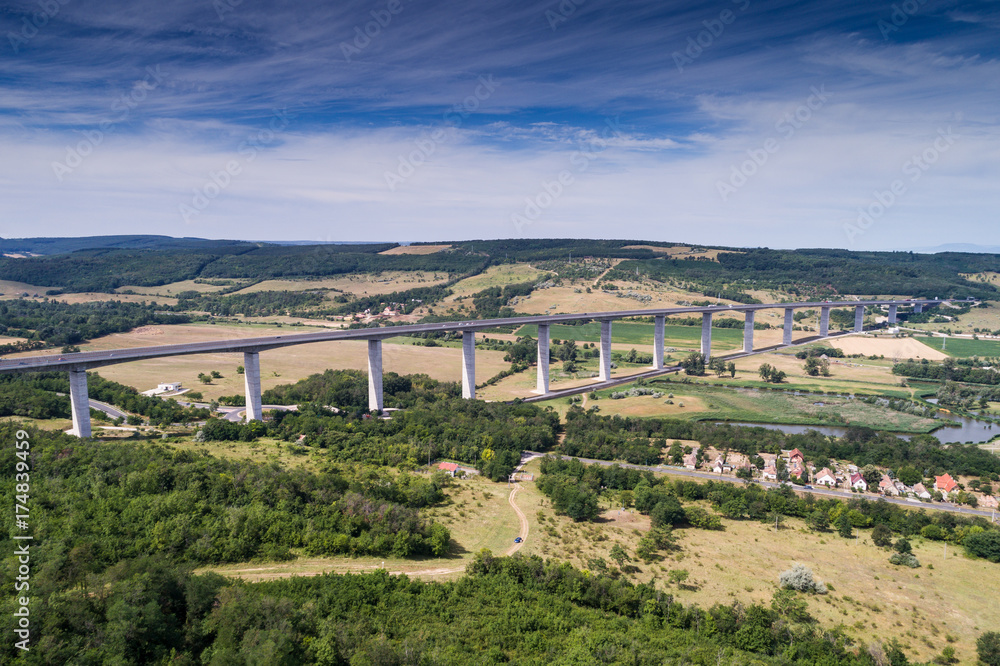 Viaduct of Koroshegy  in Hungary
