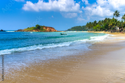 Tropical beach in Sri Lanka