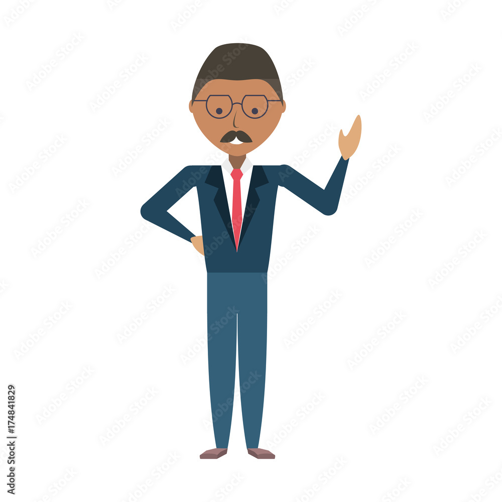cartoon businessman icon cartoon businessman icon