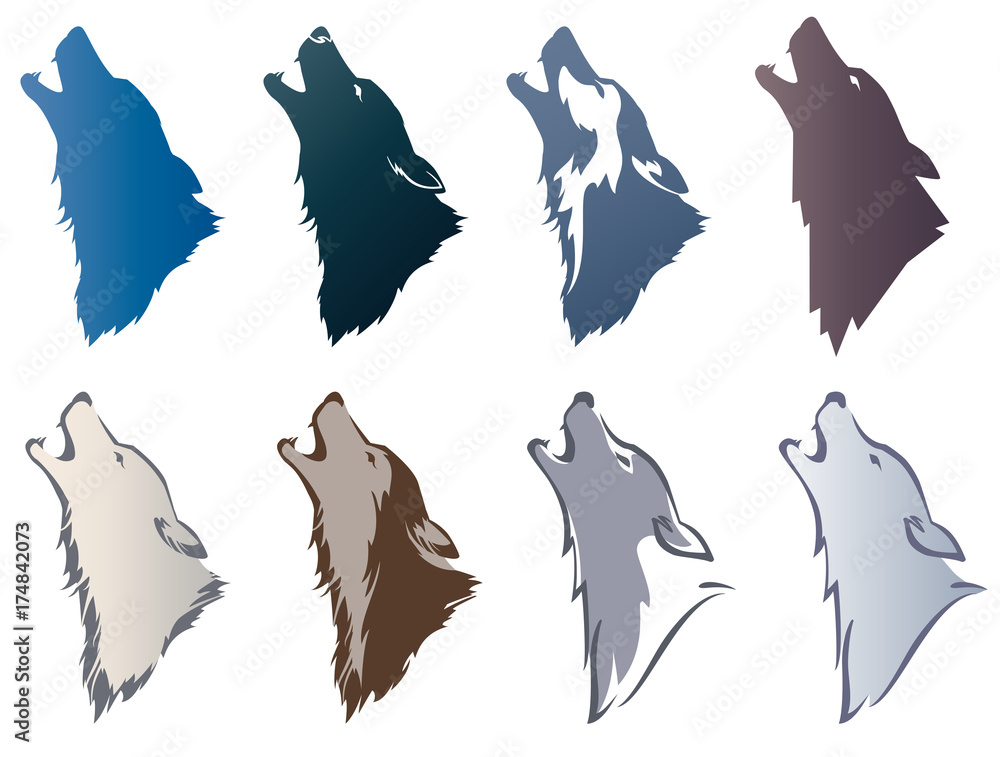 Obraz premium Wolf's head