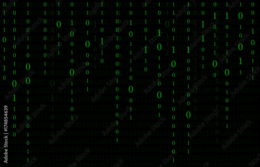 The digital data on computer screen background The digital data on computer screen background