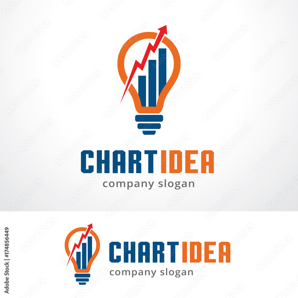 Chart Idea Logo Template Design Vector, Emblem, Design Concept, Creative Symbol, Icon Chart Idea Logo Template Design Vector, Emblem, Design Concept, Creative Symbol, Icon