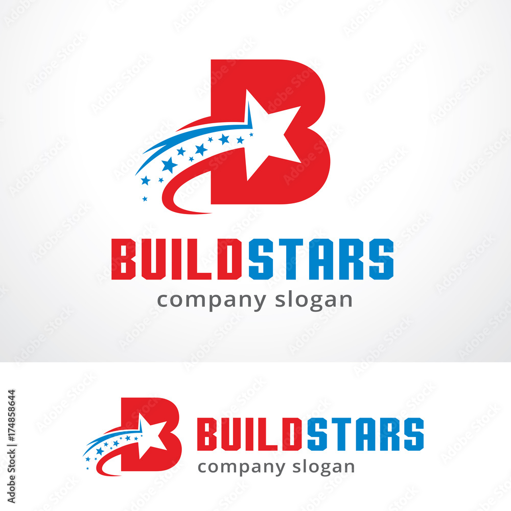 Letter B Star Logo Template Design Vector, Emblem, Design Concept, Creative Symbol, Icon