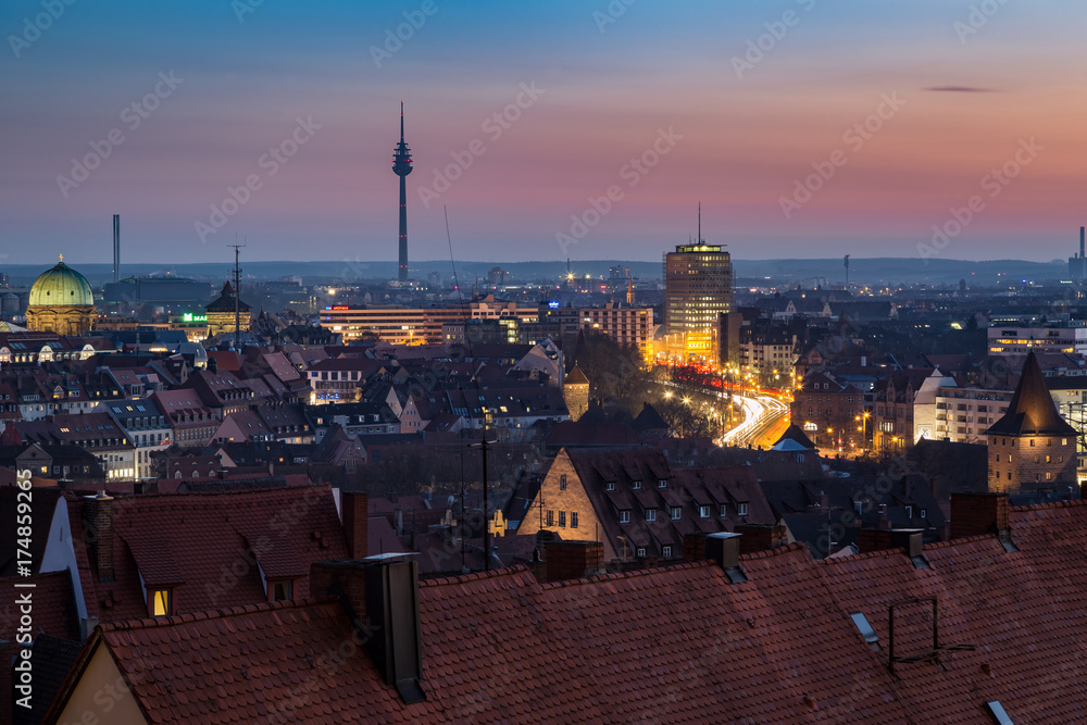 Nürnberg skyline