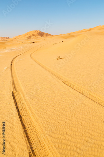 in oman old desert