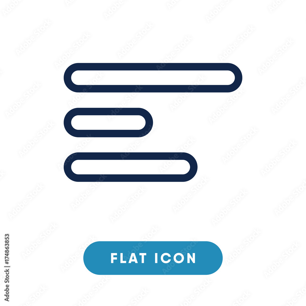 Notification vector icon, interface symbol. Modern, simple flat vector illustration for web site or mobile app