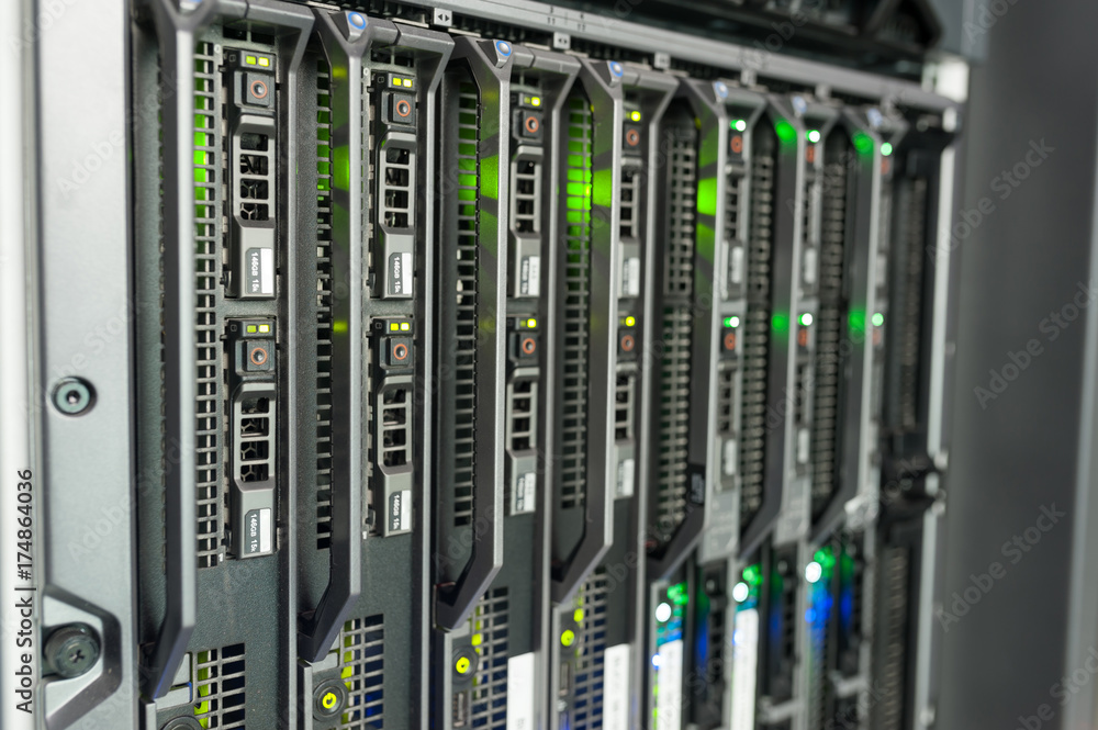 Network servers in data room Domestic Room Network servers in data room Domestic Room
