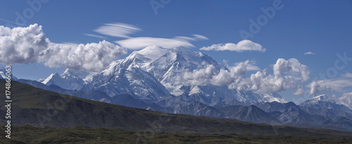 Denali (Mount McKinley) is the highest mountain peak in North America, Alaska, United States © sunsinger