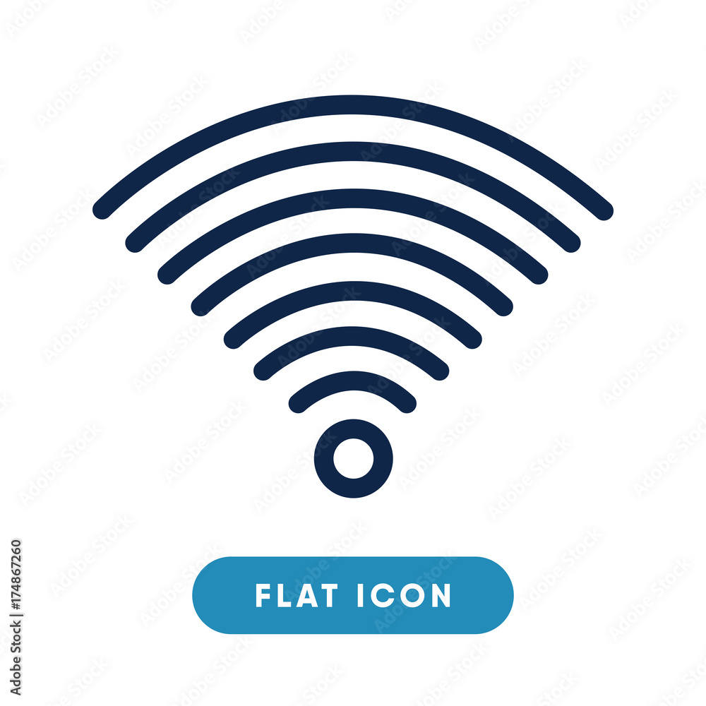 Wireless vector icon , wifi symbol. Modern, simple flat vector illustration for web site or mobile app Wireless vector icon , wifi symbol. Modern, simple flat vector illustration for web site or mobile app