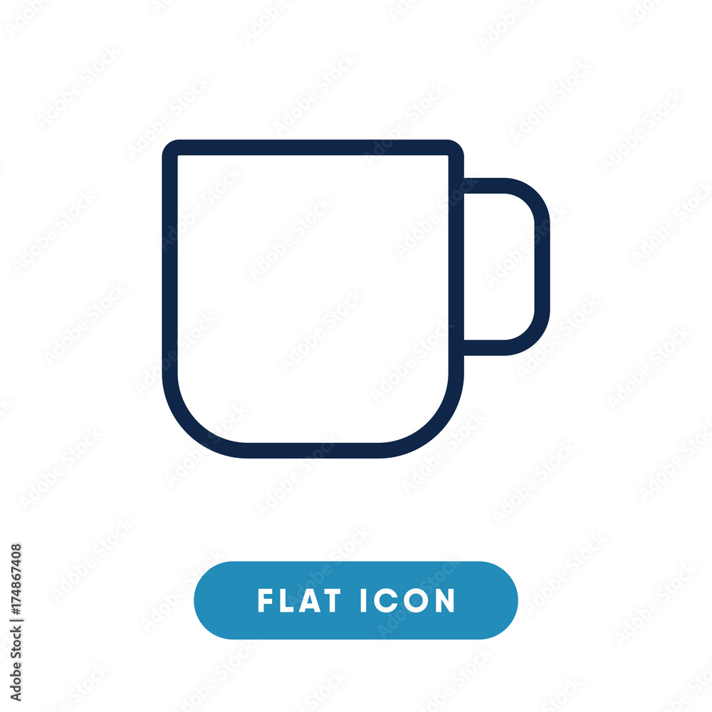 Cup vector icon, coffee symbol. Modern, simple flat vector illustration for web site or mobile app Cup vector icon, coffee symbol. Modern, simple flat vector illustration for web site or mobile app