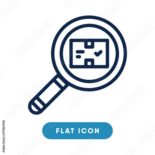 Tracking cargo vector icon, easy tracking symbol. Modern, simple flat vector illustration for web site or mobile app