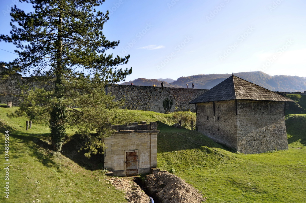 Fortress in Jajce, Bosnia and Hezegovina Fortress in Jajce, Bosnia and Hezegovina