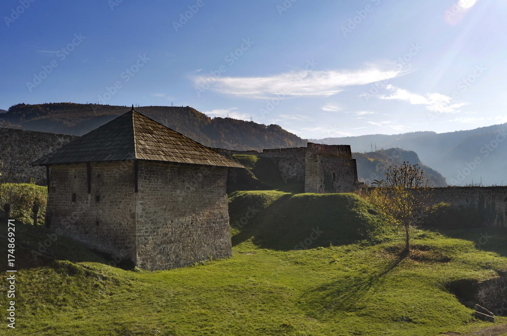 Fortress in Jajce, Bosnia and Hezegovina