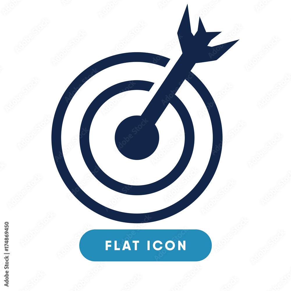 Target vector icon, winner symbol. Modern, simple flat vector illustration for web site or mobile app Target vector icon, winner symbol. Modern, simple flat vector illustration for web site or mobile app