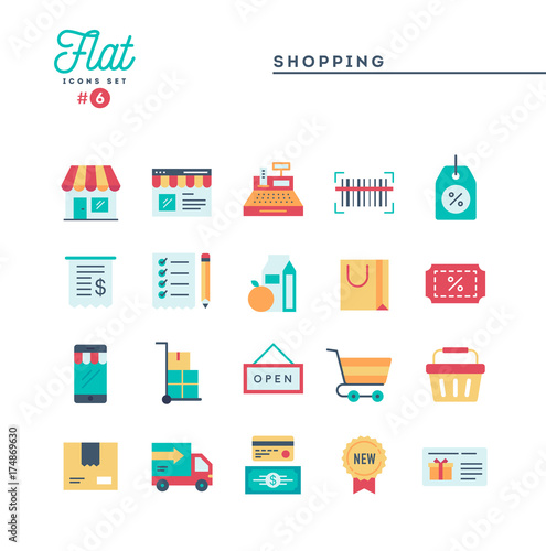 Humanitarian, peace, justice, human rights and more, flat icons set, vector illustration