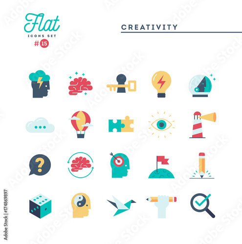 Humanitarian, peace, justice, human rights and more, flat icons set, vector illustration
