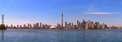 Toronto skyline  view from Toronto island