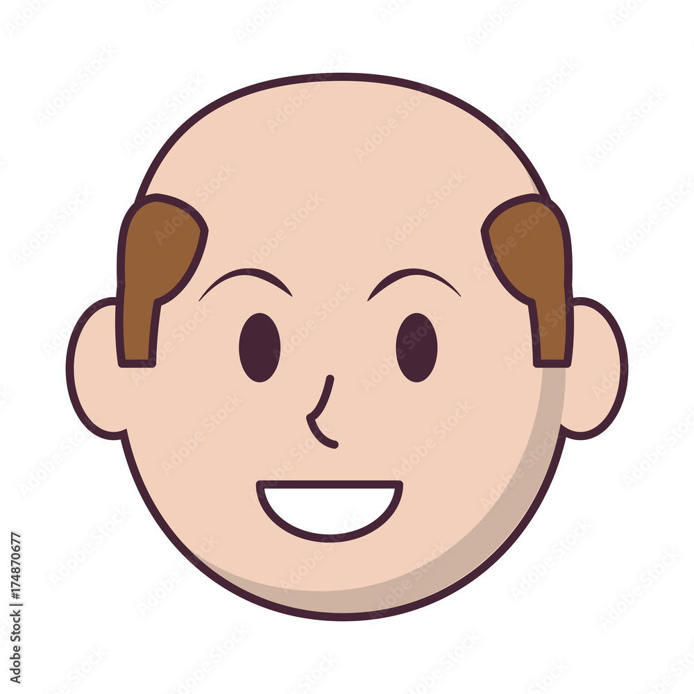 cartoon man face icon cartoon man face icon