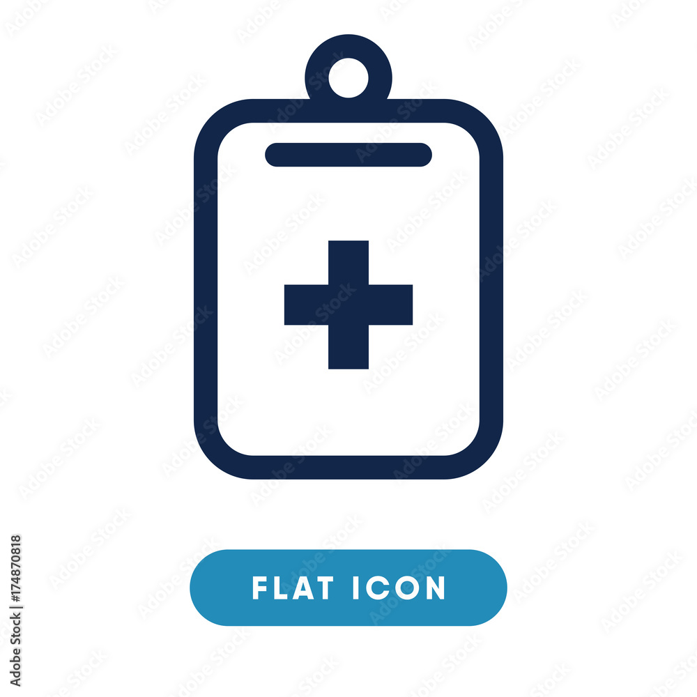 Hospital archive vector icon, medical history symbol. Modern, simple flat vector illustration for web site or mobile app Hospital archive vector icon, medical history symbol. Modern, simple flat vector illustration for web site or mobile app