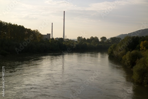 Foto River Vah. Slovakia