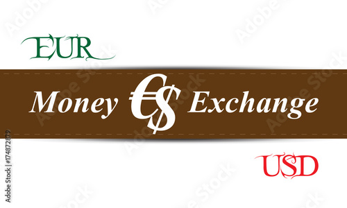 Money exchange, currency  background