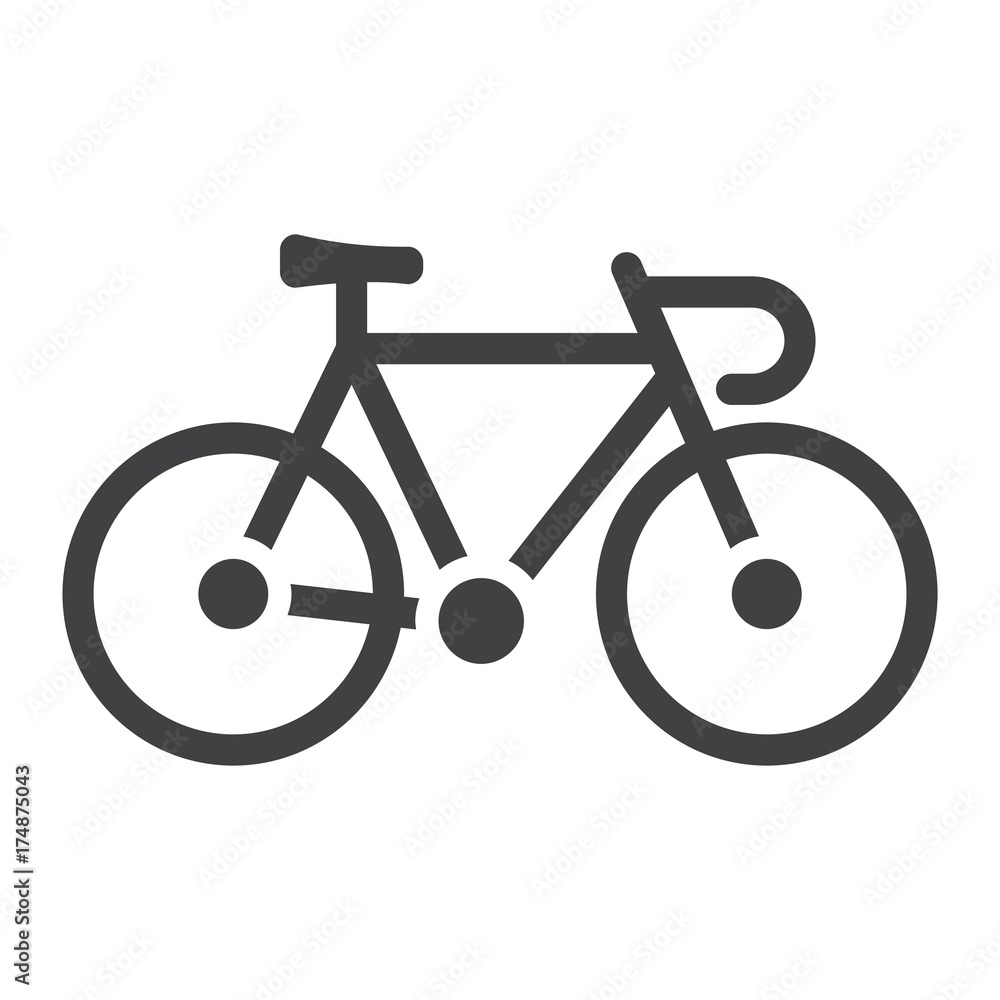 Bicycle glyph icon, transport and vehicle, bike sign vector graphics, a solid pattern on a white background, eps 10. Bicycle glyph icon, transport and vehicle, bike sign vector graphics, a solid pattern on a white background, eps 10.