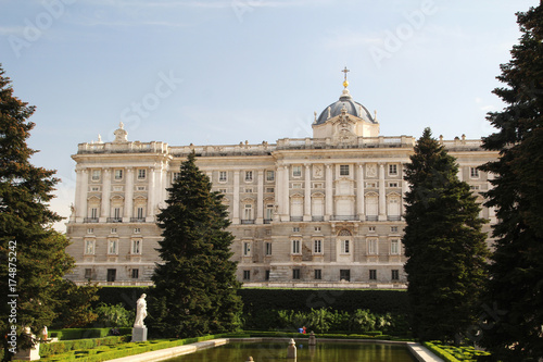 The Royal Palace of Madrid, Spain 