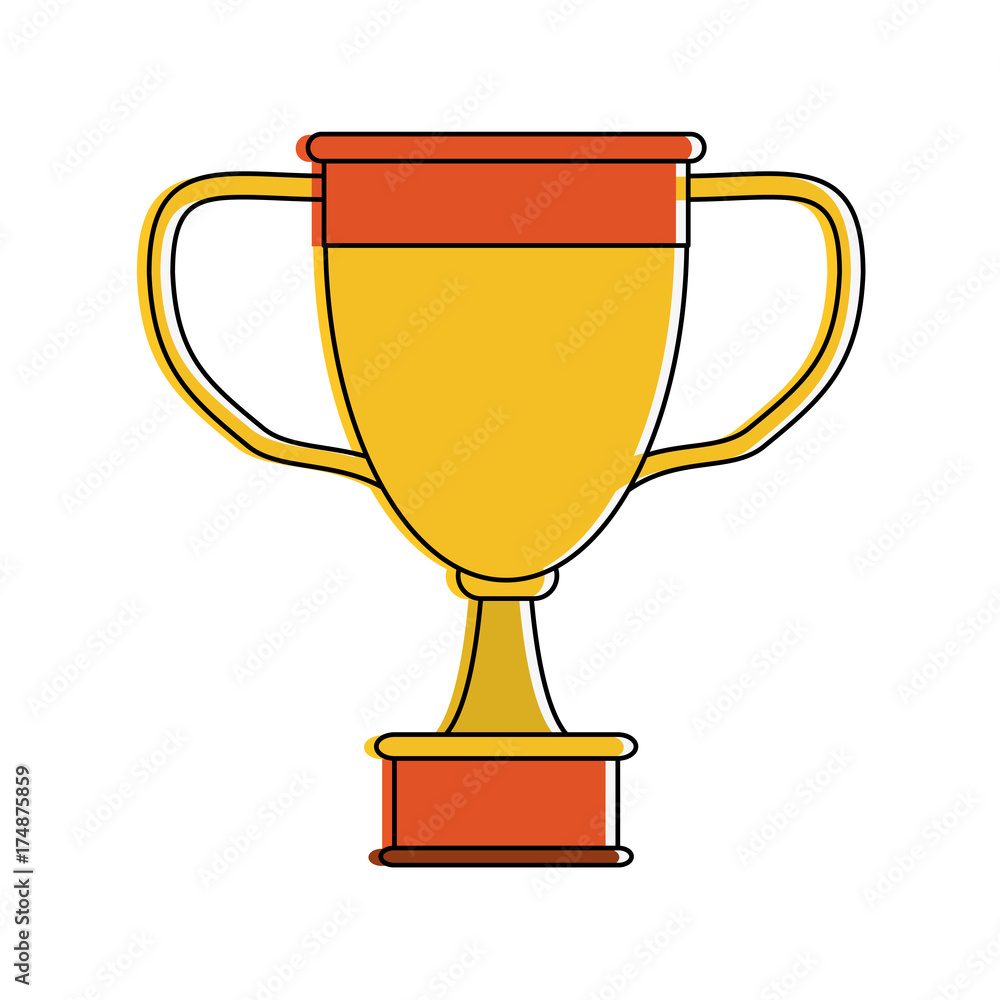 trophy cup icon image vector illustration design trophy cup icon image vector illustration design