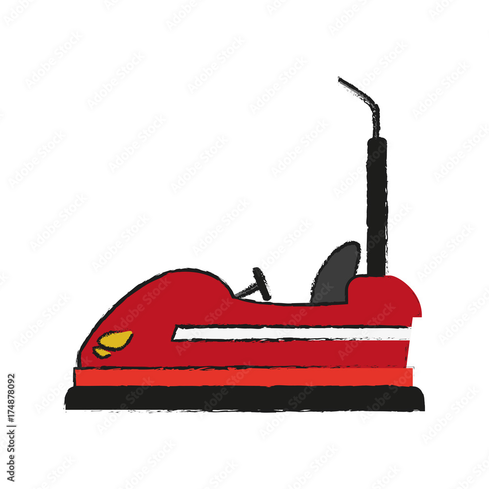 bumper cars icon image vector illustration design bumper cars icon image vector illustration design