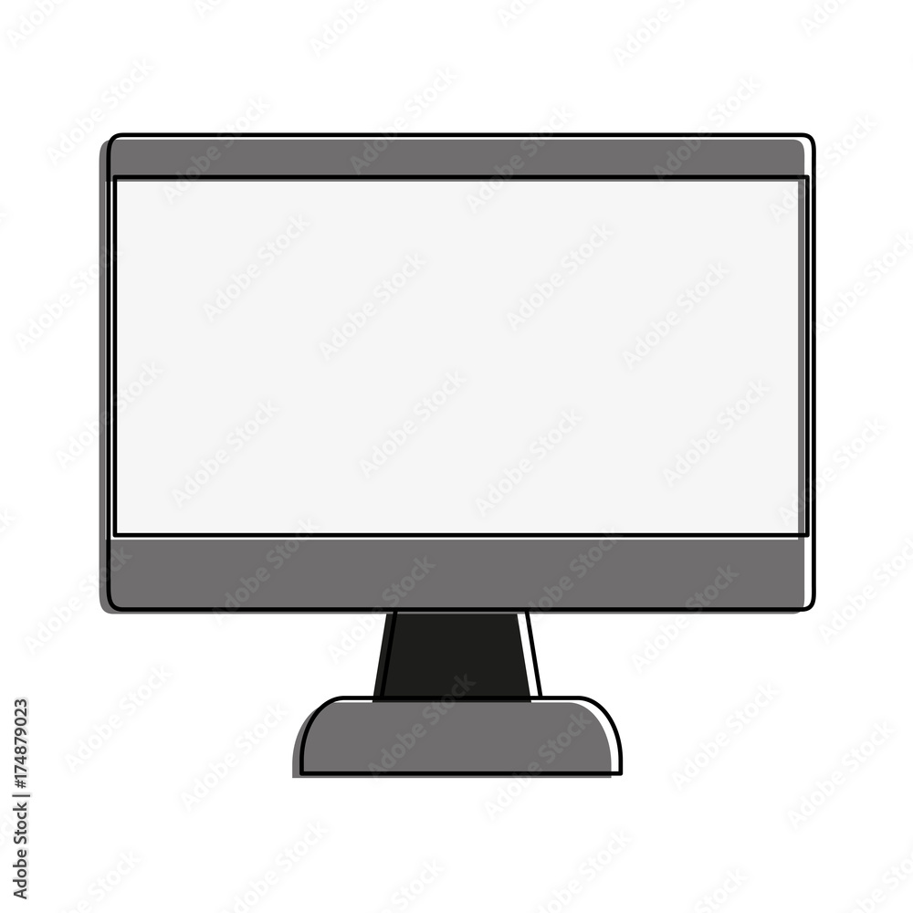 computer blank screen icon image vector illustration design computer blank screen icon image vector illustration design