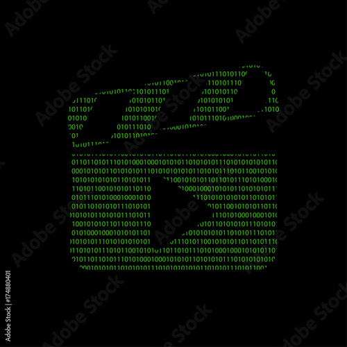 Hacker - 101011010 Icon - Filmklappe