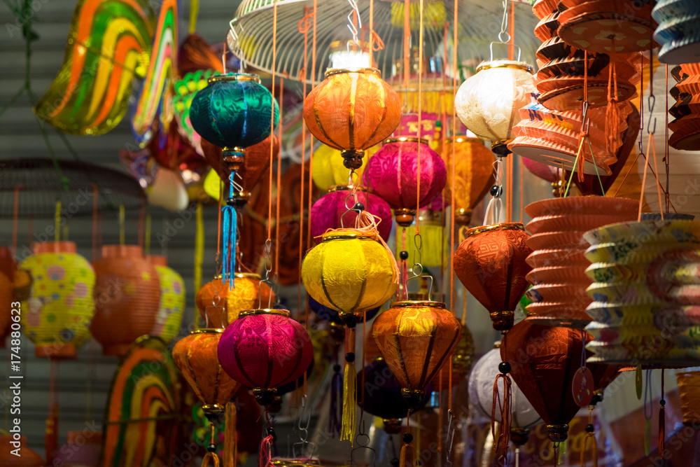 Close Up of lantern in the event of Mid-Autumn