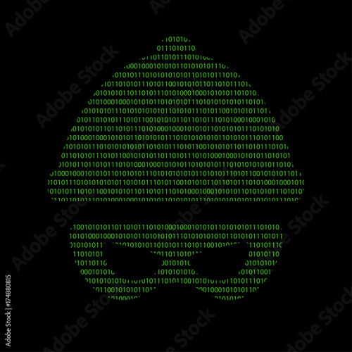 Hacker - 101011010 Icon - Verbrecher