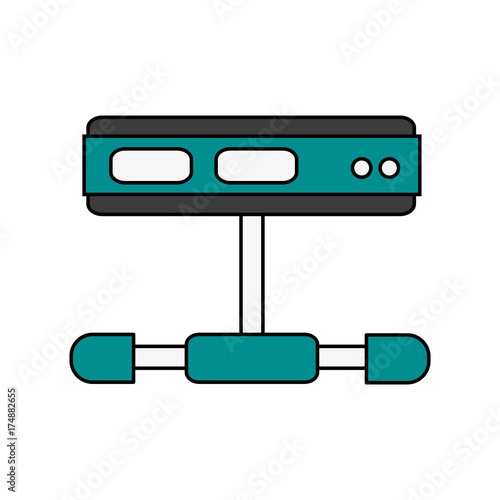 servers web hosting icon image vector illustration design