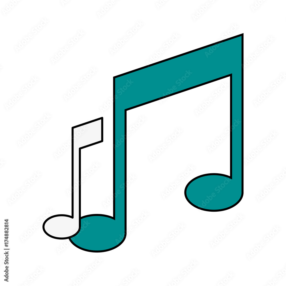 music notes icon image vector illustration design music notes icon image vector illustration design