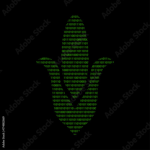 Hacker - 101011010 Icon - Maiskolben